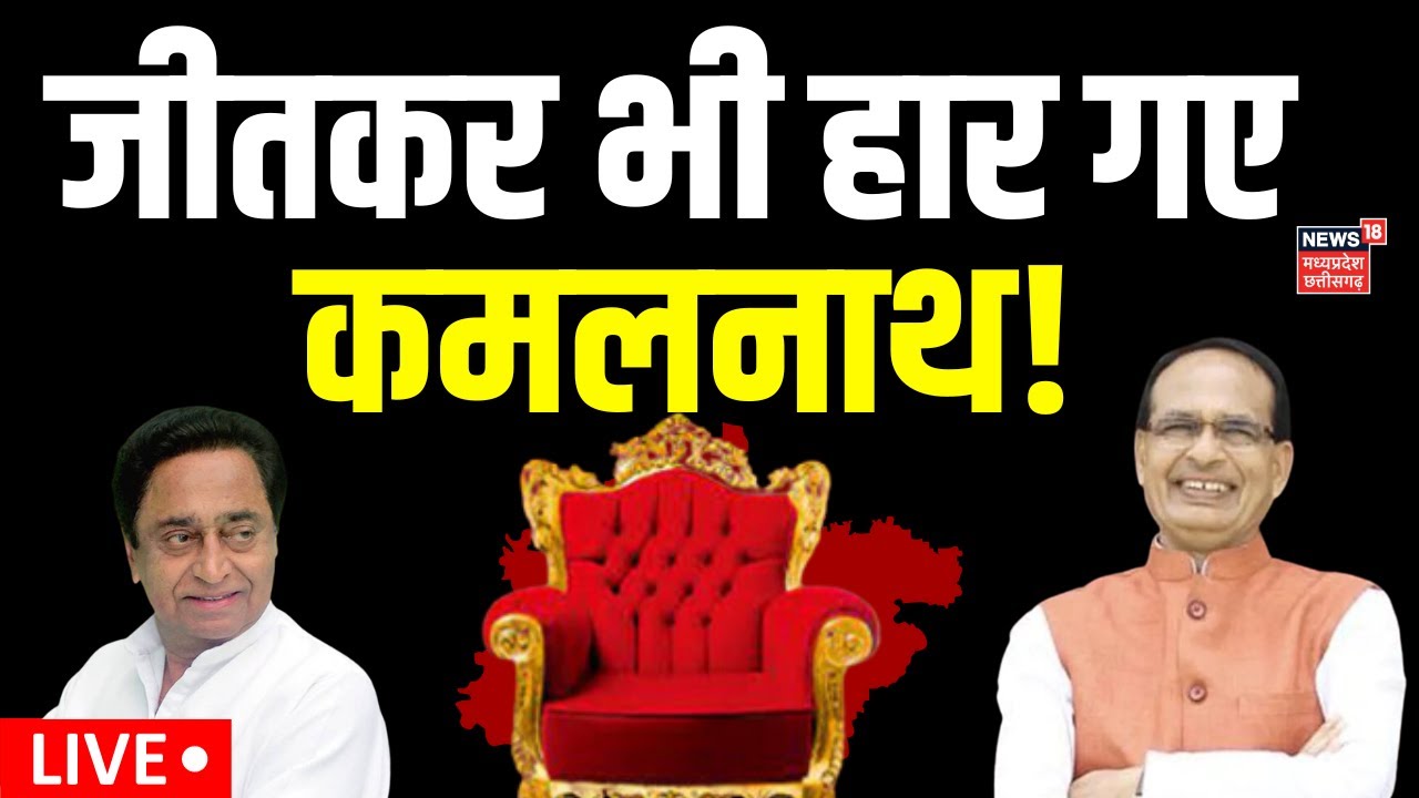 LIVE: MP Chunav 2023 Result LIVE: बीजेपी को बहुमत | CM Shivraj | Kamal Nath | BJP | Congress