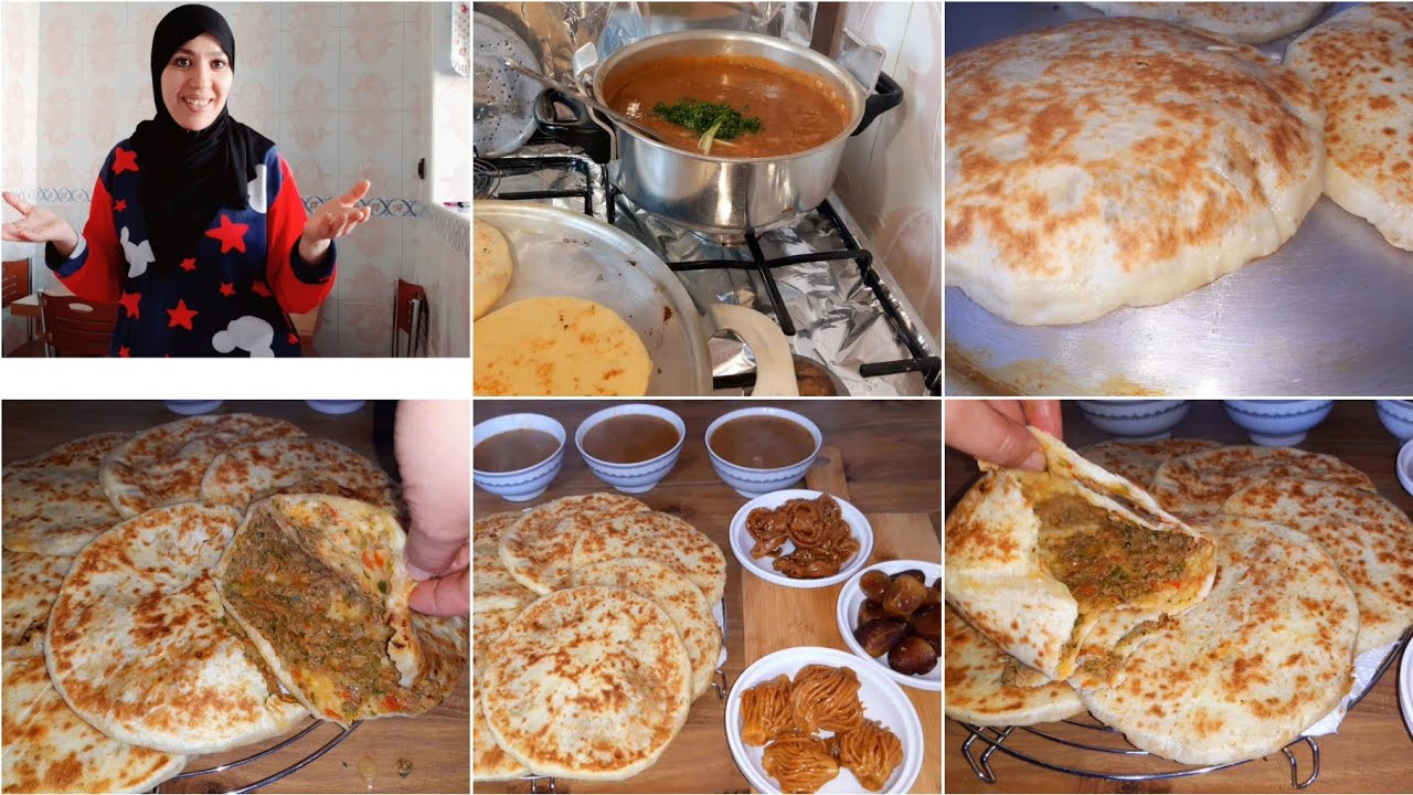 بدون اختمار وبلا مطيبي الحشوة👌 بطبوط سريع وخفيف بحشوة الخضر والكفتة/حريرة وجدية لي داقها يسولك عليها