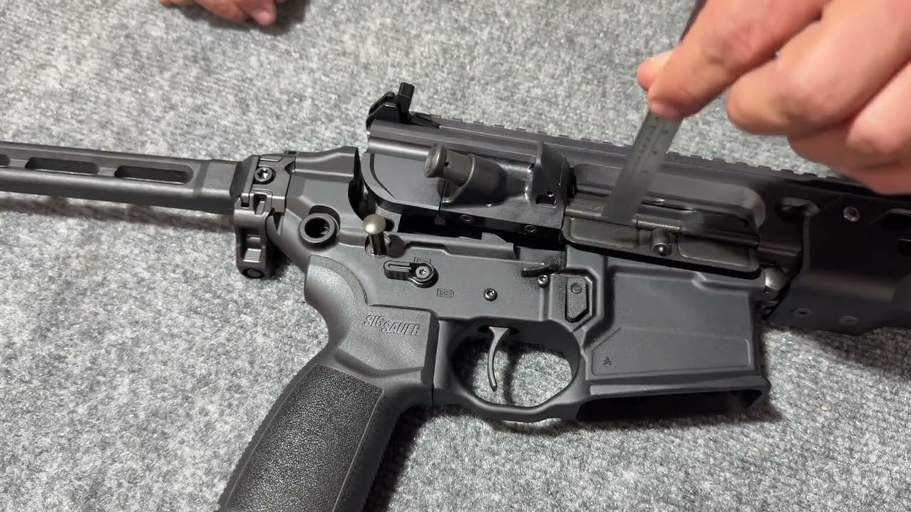 Reassembling tricks for an FRT Sig MCX or MPX