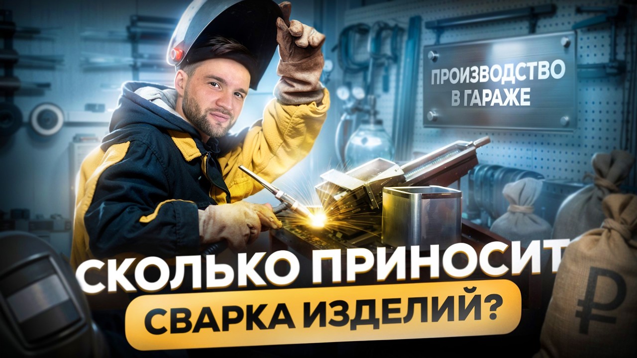 Бизнес в гараже с нуля. Сколько приносит сварка изделий?