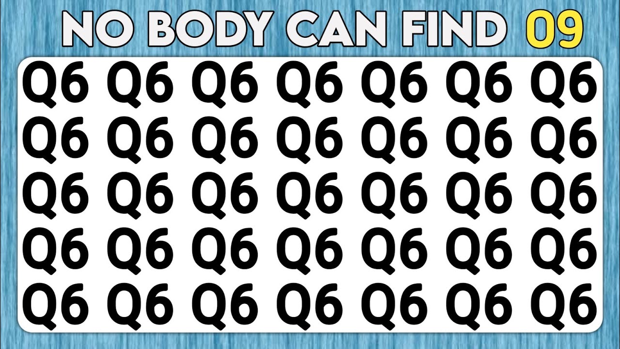Test your eyes - Number, Letter and Emoji Edition | Observation Skills Proficiency 
