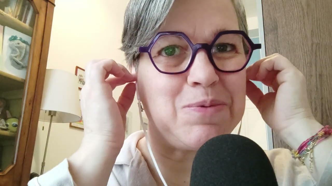 Asmr - trucco con semipermanente sopracciglia per francesca