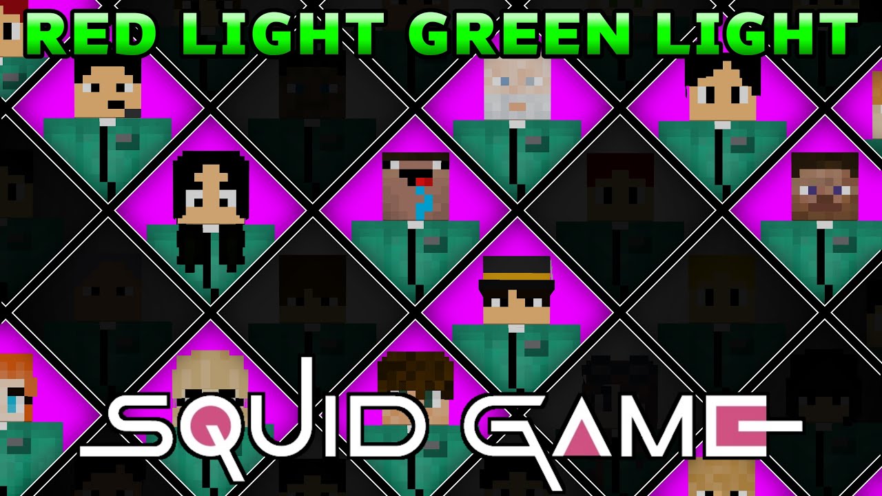 Squid Game Portrayed By Minecraft