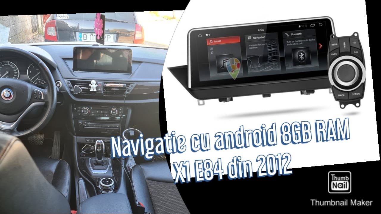 Navigatie cu android de 8GB RAM pentru BMW X1 E84 din 2012