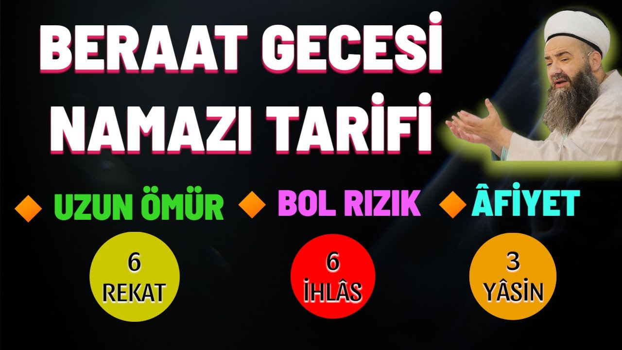 6 REKAT BERAAT NAMAZI TARİFİ  (2 Şubat Pazartesi) | Uzun Ömür-Bol Rızık-Âfiyet | Cübbeli Ahmet Hoca