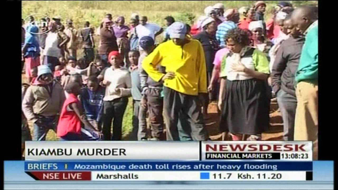 Mystery murder in Kiambu after unidentified body was found in River