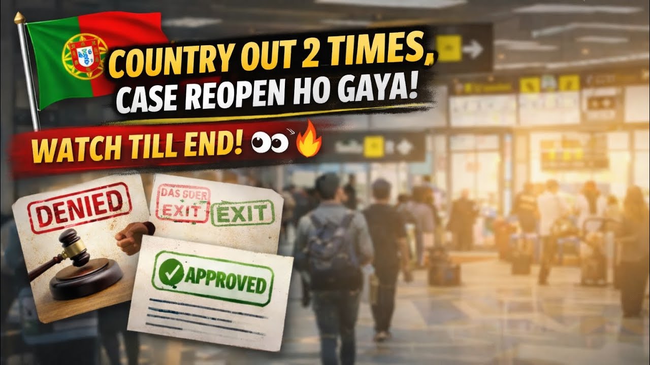 Case Reopened After 2 Times Country Out | Portugal Immigration Article 123 or 88 #travelwithzaby