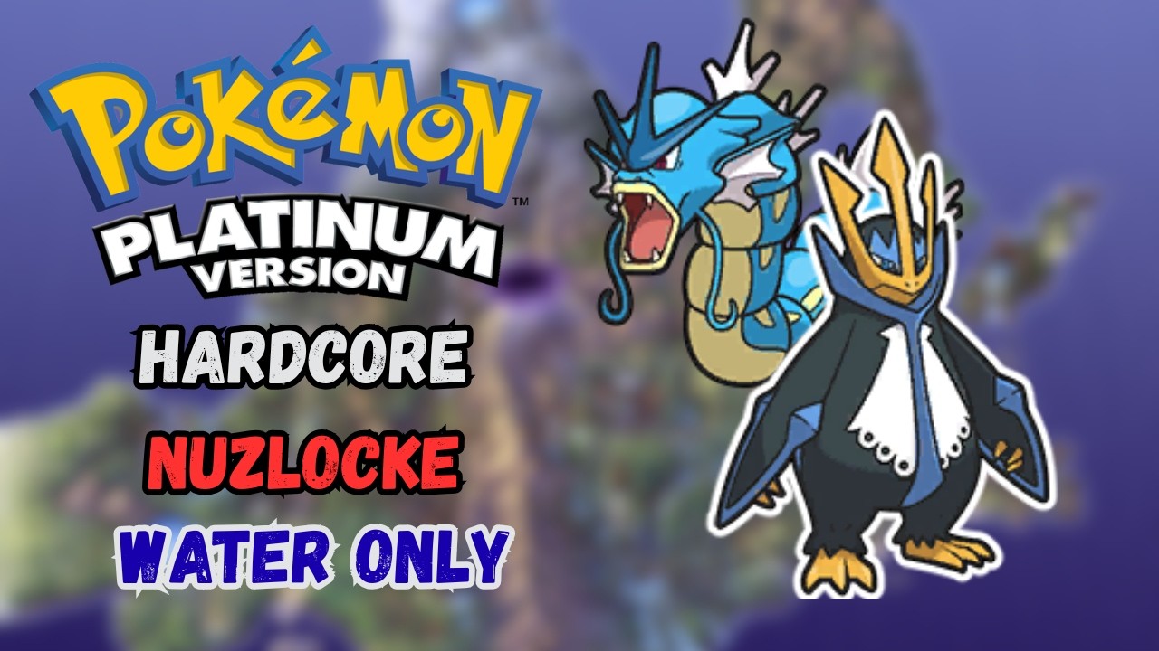 Can I beat a Hardcore Nuzlocke of Pokémon Platinum with only Water Types?