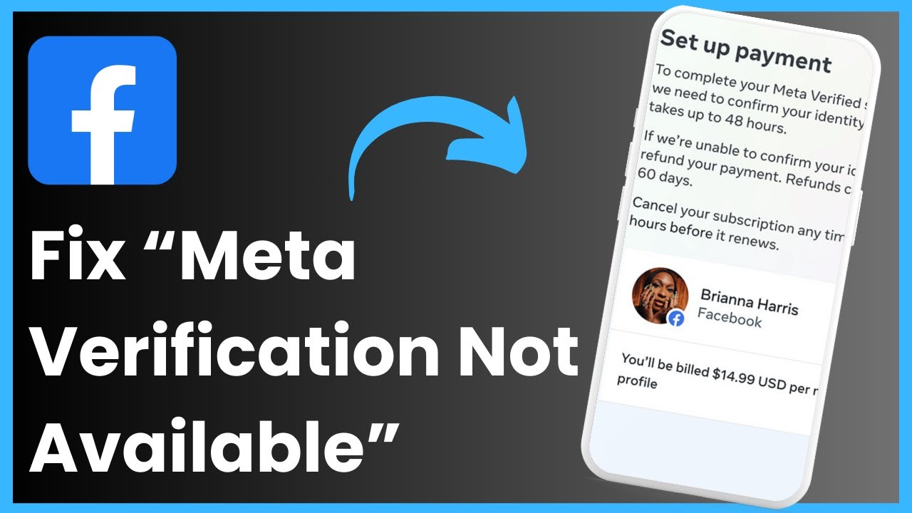 How To Fix Meta Verification Not Available For Facebook !