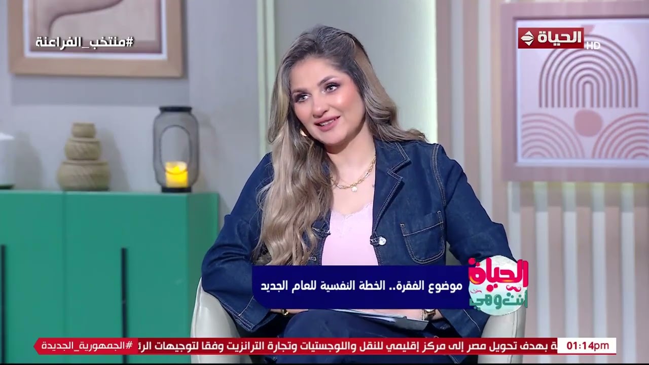 الحياة أنت وهي - موضوع الفقرة.. الخطة النفسية للعام الجديد