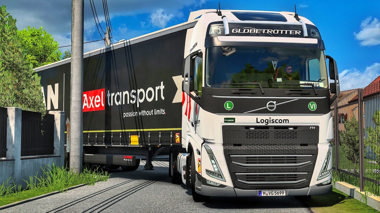 Delivering Through Narrow Village Roads | #ets2 1.58