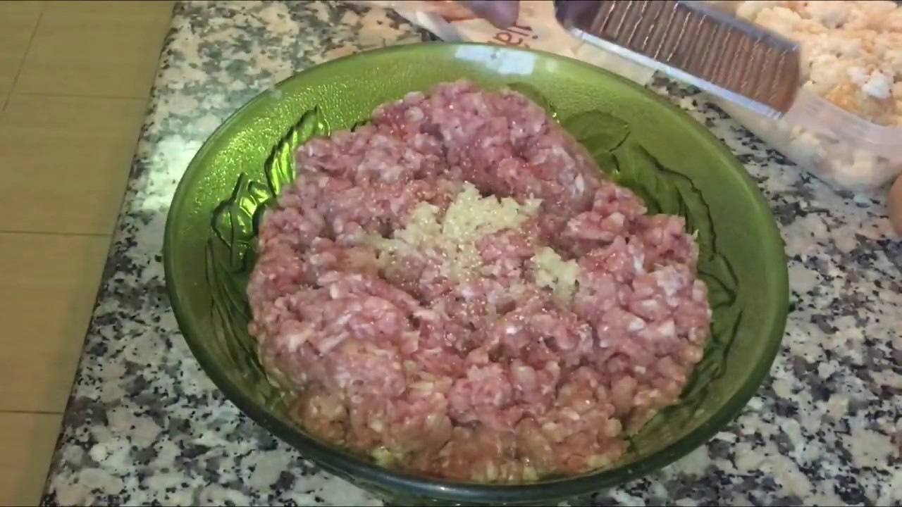 ALBONDIGAS CARNE TERNERA Y CERDO  CASERAS