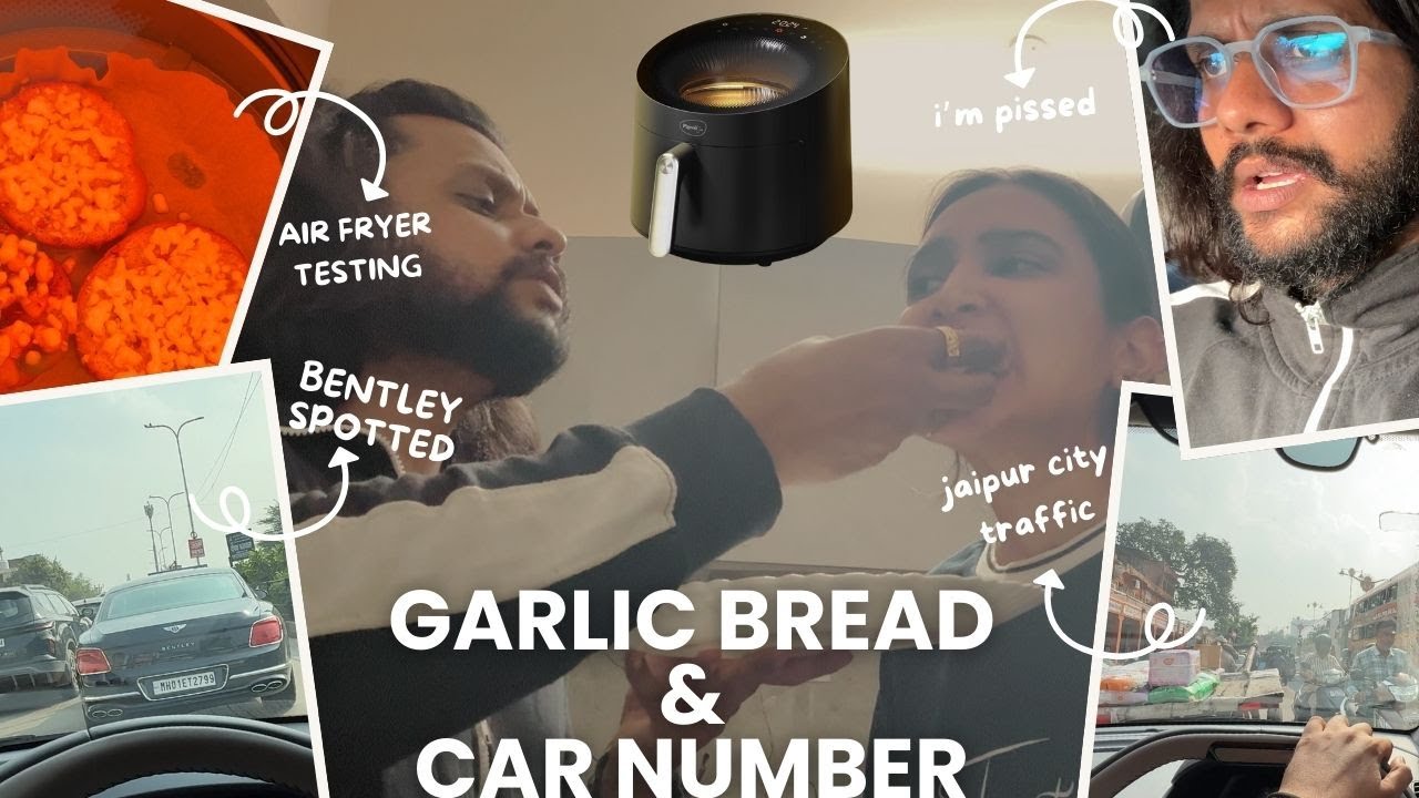 My New Car's Choice Number is Here! + Trying the Pigeon Air Fryer 🍳Garlic Bread (Success or Fail?)