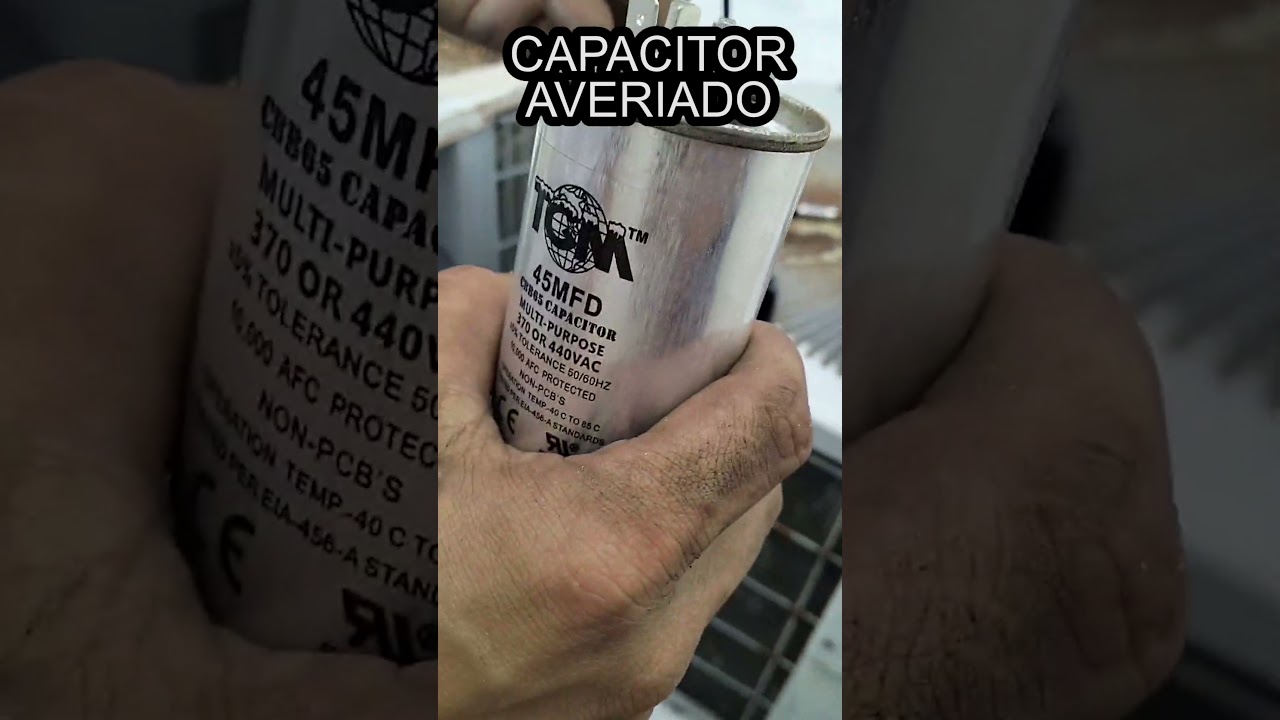 LA FALLA MAS COM&Uacute;N EN LOS EQUIPOS #aireacondicionado #miguelvillegas #minisplit #capacitor