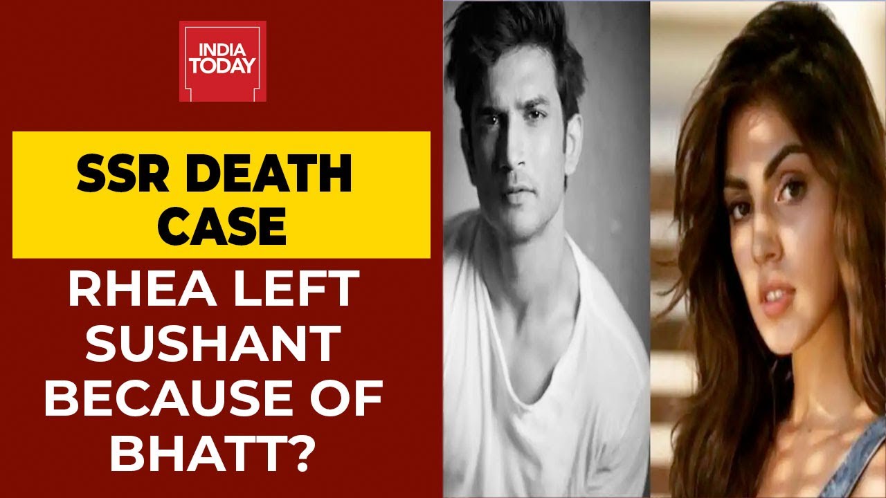 Did Rhea Leave Sushant Because of Mahesh Bhatt? | India Today's Divyesh Singh Shares Details