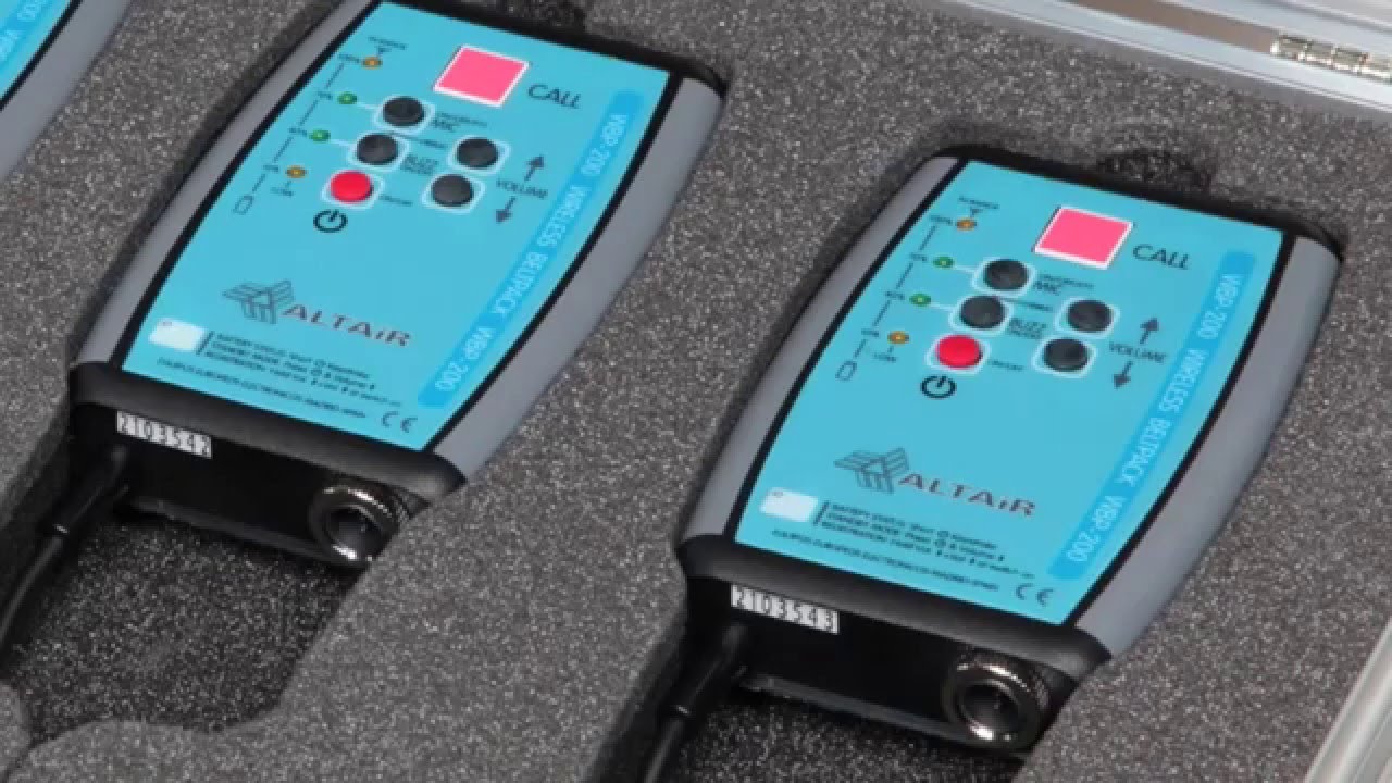 ALTAIR WBP-200 Single channel wireless beltpack (