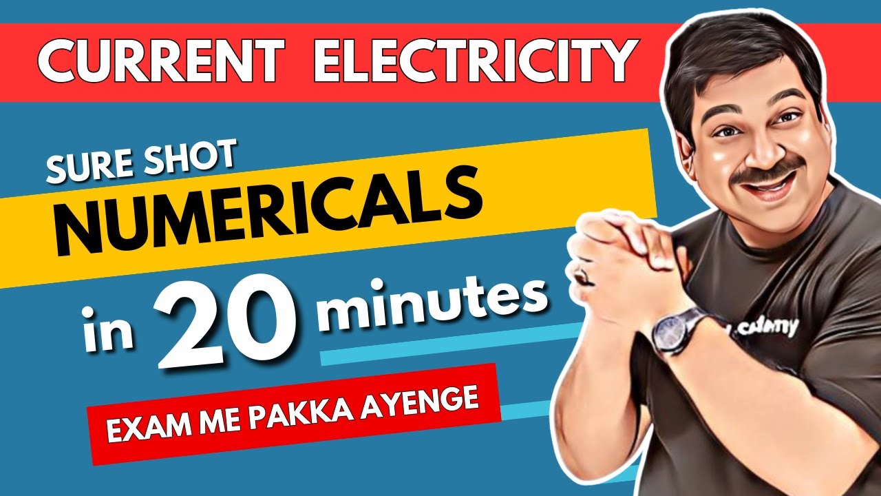 CURRENT ELECTRICITY💥SURE SHOT Numericals in 20 minutes🌞Class 12 Physics  @Arvind Academy