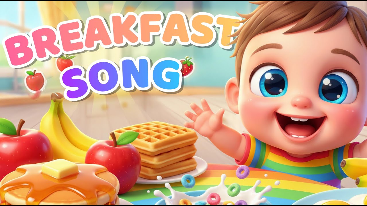Breakfast Song for Kids 🍳🥞 | Healthy Morning Song | Fun Kids Music