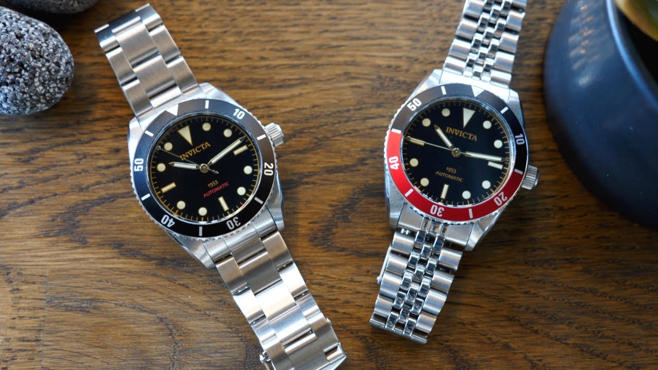 Invicta Pro Diver 1953 Mod - Bezel Swap and Jubilee Style Bracelet