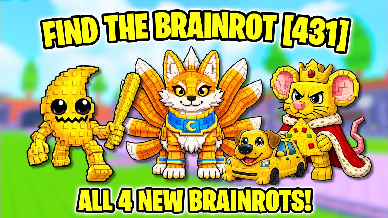 Как получить ВСЕ 11 НОВЫХ BRAINROTS в Find the Brainrot [431] (ROBLOX)