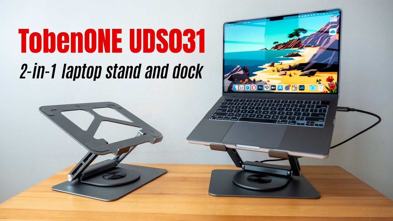 TobenONE UDS031 laptop stand and dock - Ergonomic convenience