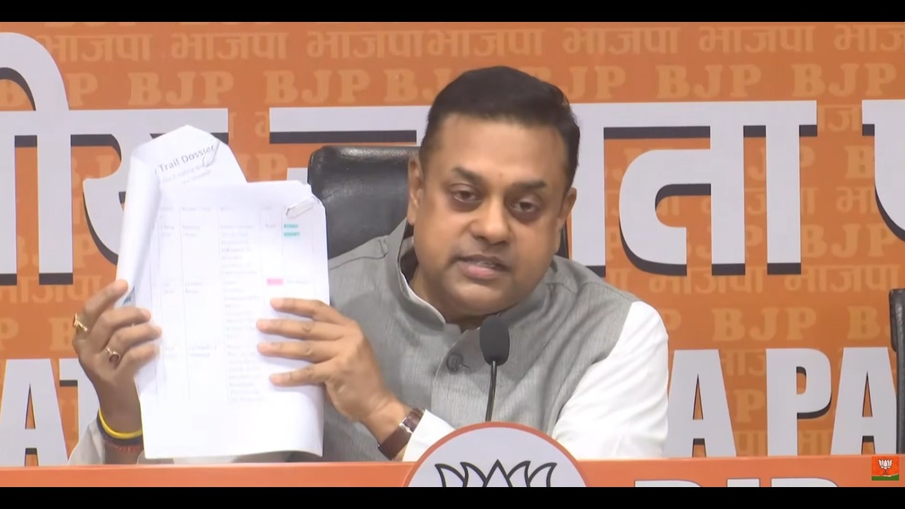 LIVE:BJP National Spokesperson Dr Sambit Patra addresses press conference at BJP headquarters, Delhi