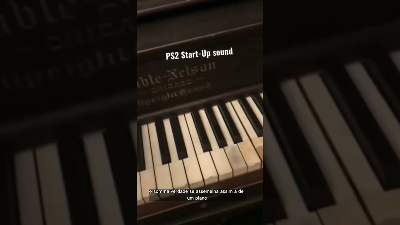 O SEGREDO DO SOM DA INTRO DO PS2 🎶 #shorts