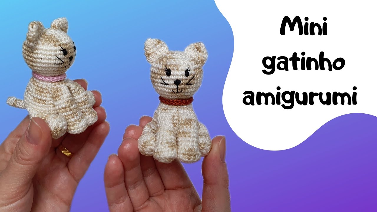 MINI GATINHO AMIGURUMI