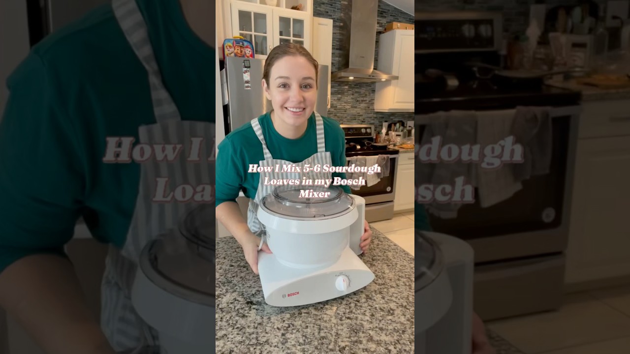 Code &ldquo;CrustyCravings&rdquo; gets you $20 off the Bosch mixer from @NutriMill! #sourdoughbread