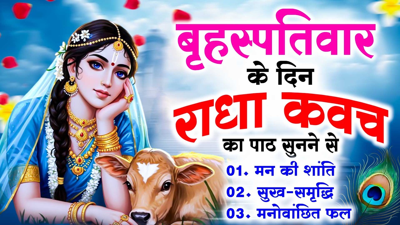 बृहस्पतिवार के दिन राधा कवच का पाठ सुनने से अखंड सौभाग्य और धन के भंडार खुलेंगे Radha Kavach