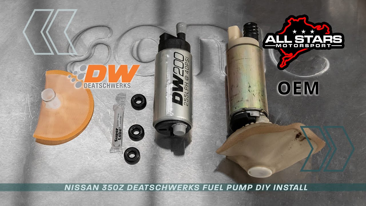 NISSAN 350Z DEATSCHWERKS FUEL PUMP DIY INSTALL [4K]