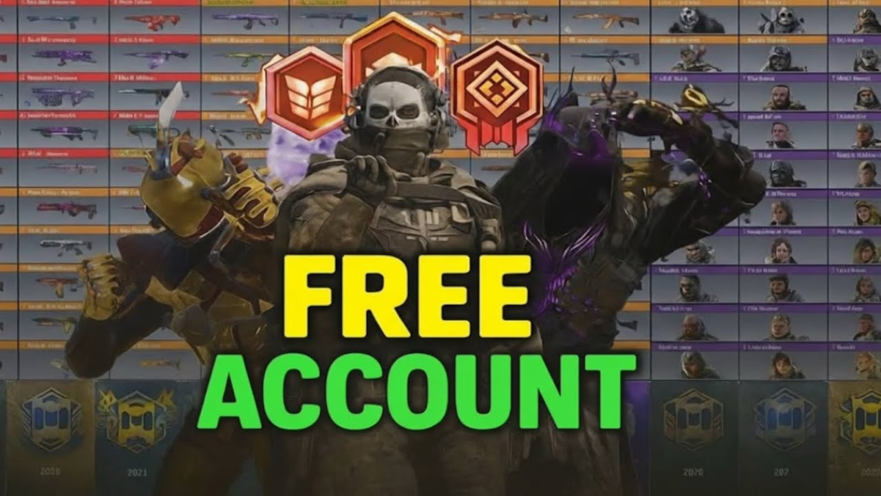 🚨 FREE ACCOUNT GIVEAWAY 🔥 Mythic & Legendary Loadouts!! Don’t Miss Out 😱