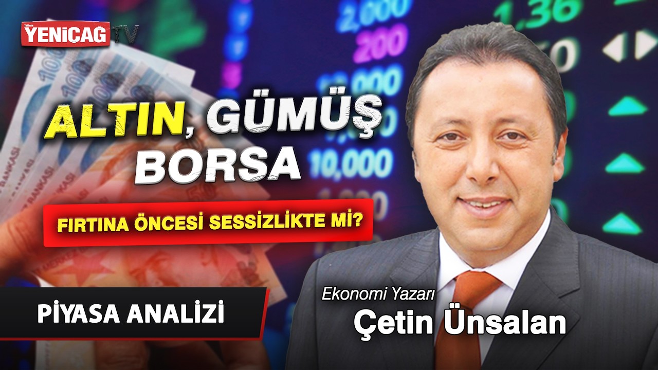 Çetin Ünsalan ile Altın, Gümüş Yorumları! Altın düşecek mi? Dolar, Euro ne olacak? @parafinnet