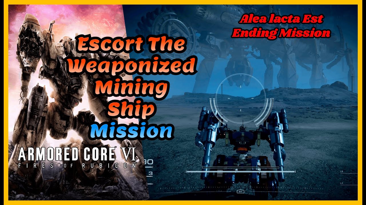 Escort the Weaponized Mining Ship | Full Walkthrough | Armored Core 6
