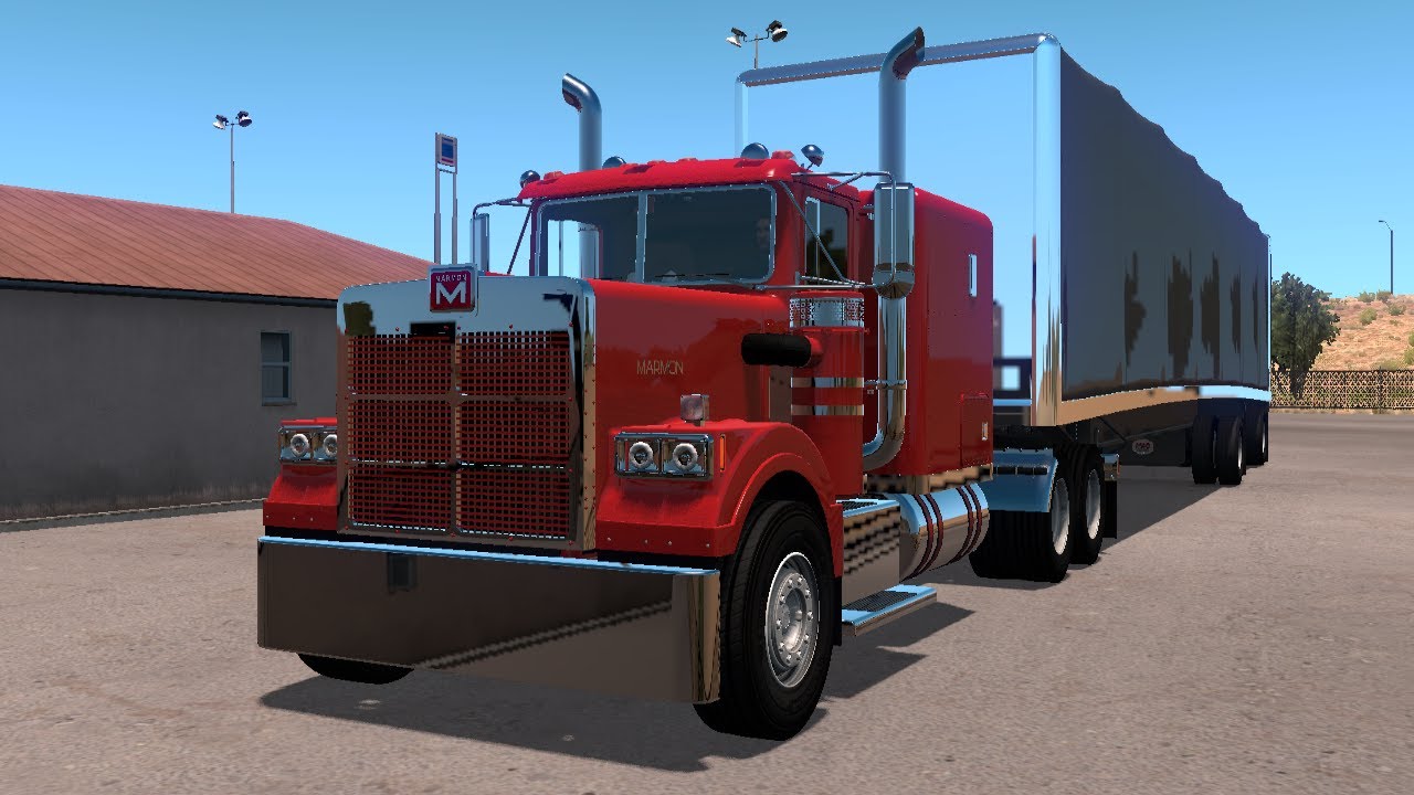 (ATS 1.39) Marmon 57P 1987 + Mac Trailer Pinga (Classic Truck Mod) | American Truck Simulator