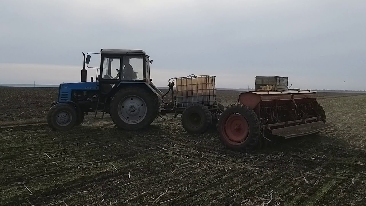 Вносим КАС сеялкой 5.03.20г.