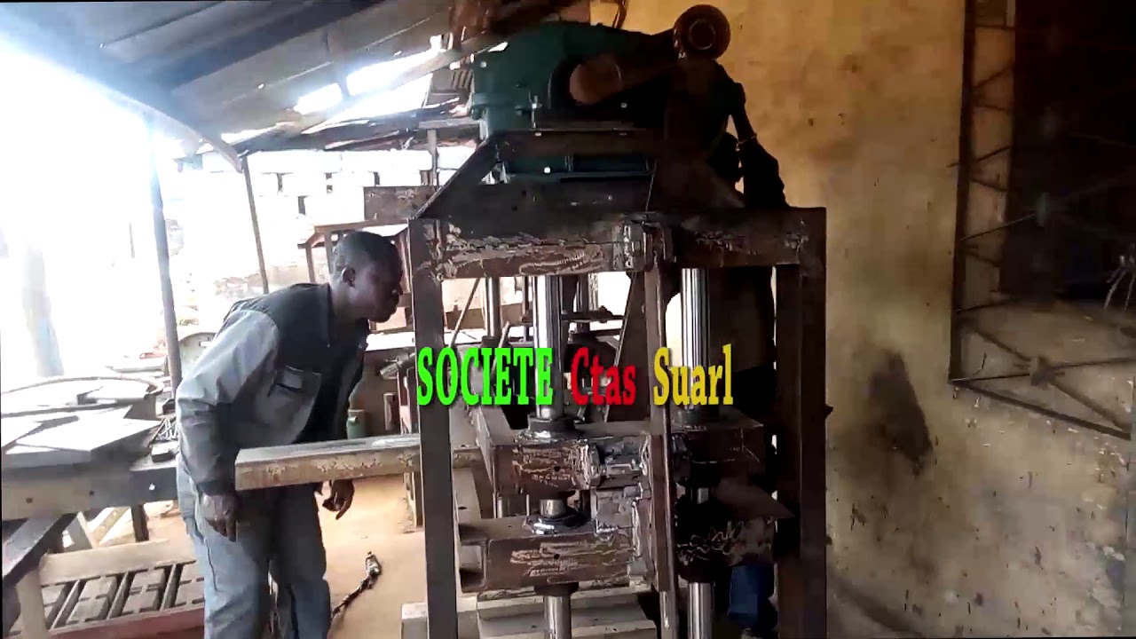 Société Ctas Machine de fabrication des parpaings Cameroun Bafoussam