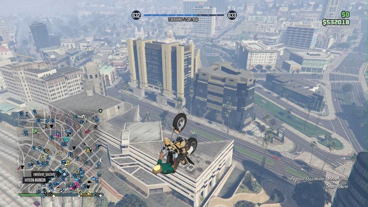 Mk1 Oppresor glide from airport to Paleto