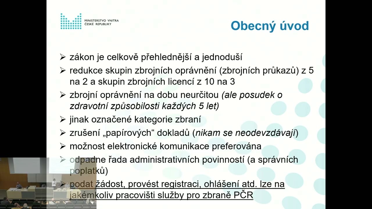 Školení k zákonu č. 90/2024 Sb., o zbraních a střelivu určené pro „Podnikatele“