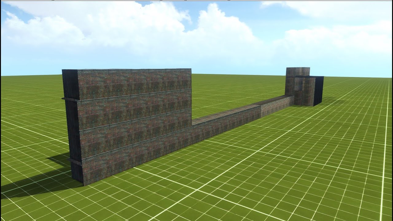 Custom 3d model Wall, texture from HalfLife2. | #farcry3  #mapping #custom