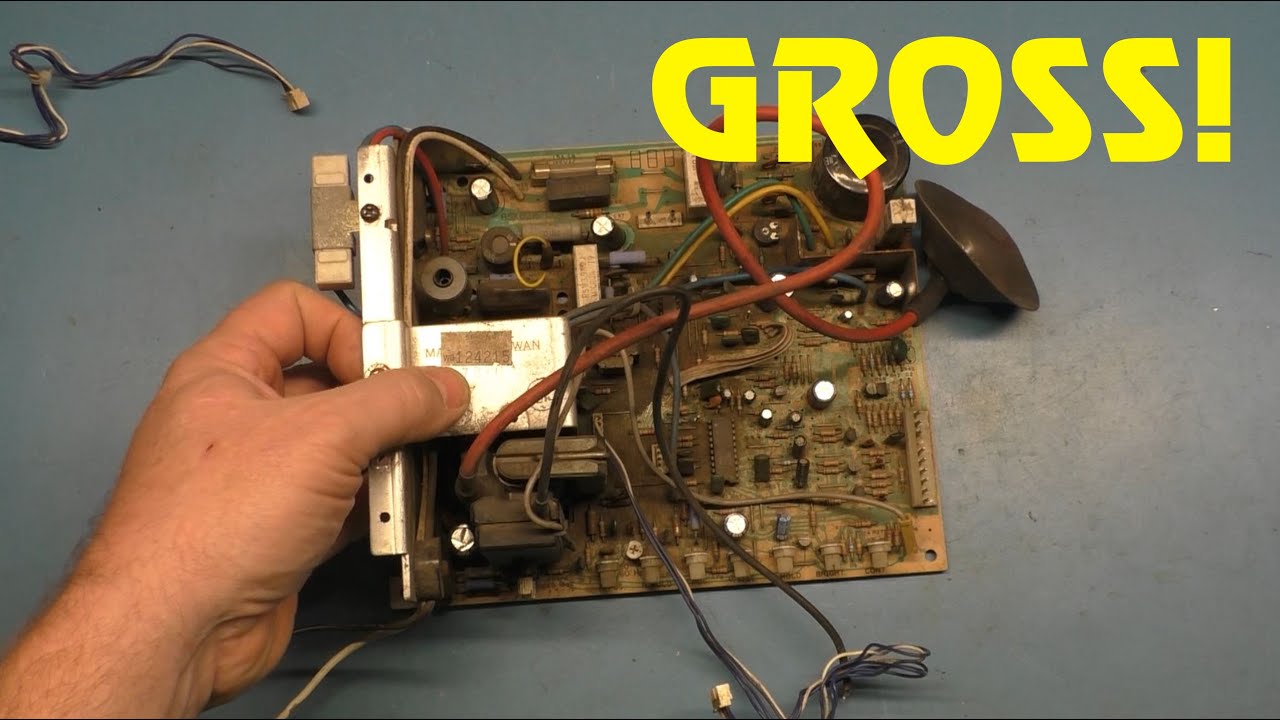 Arcade Monitor Repair 101 - How To Clean A Chassis - My Method