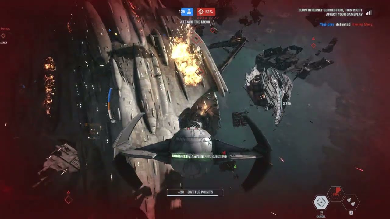 Starfighter Assault Gameplay - Endor (Empire) Star Wars Battlefront II