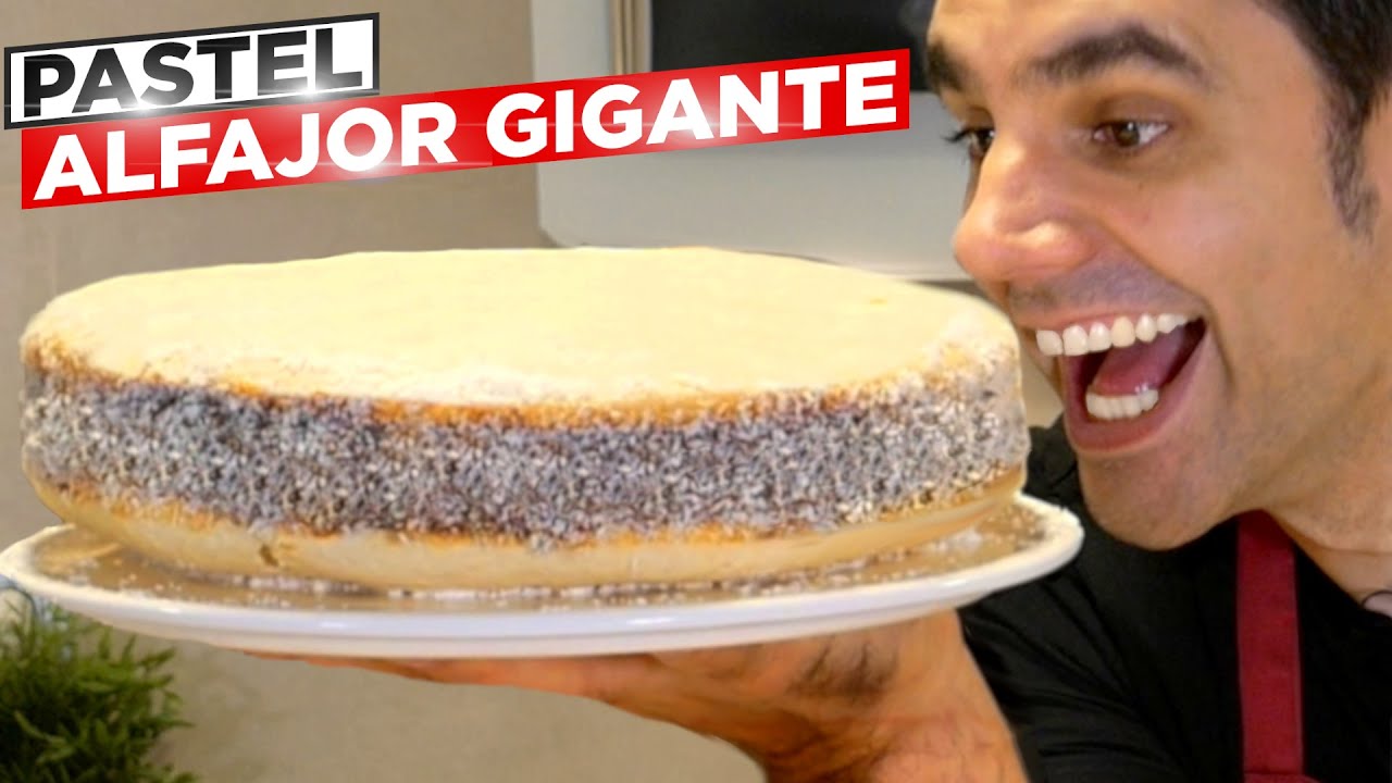 ALFAJOR de MAIZENA GIGANTE con una receta SUPER FACIL😍😋 Tarta o Pastel rápido y delicioso # 853