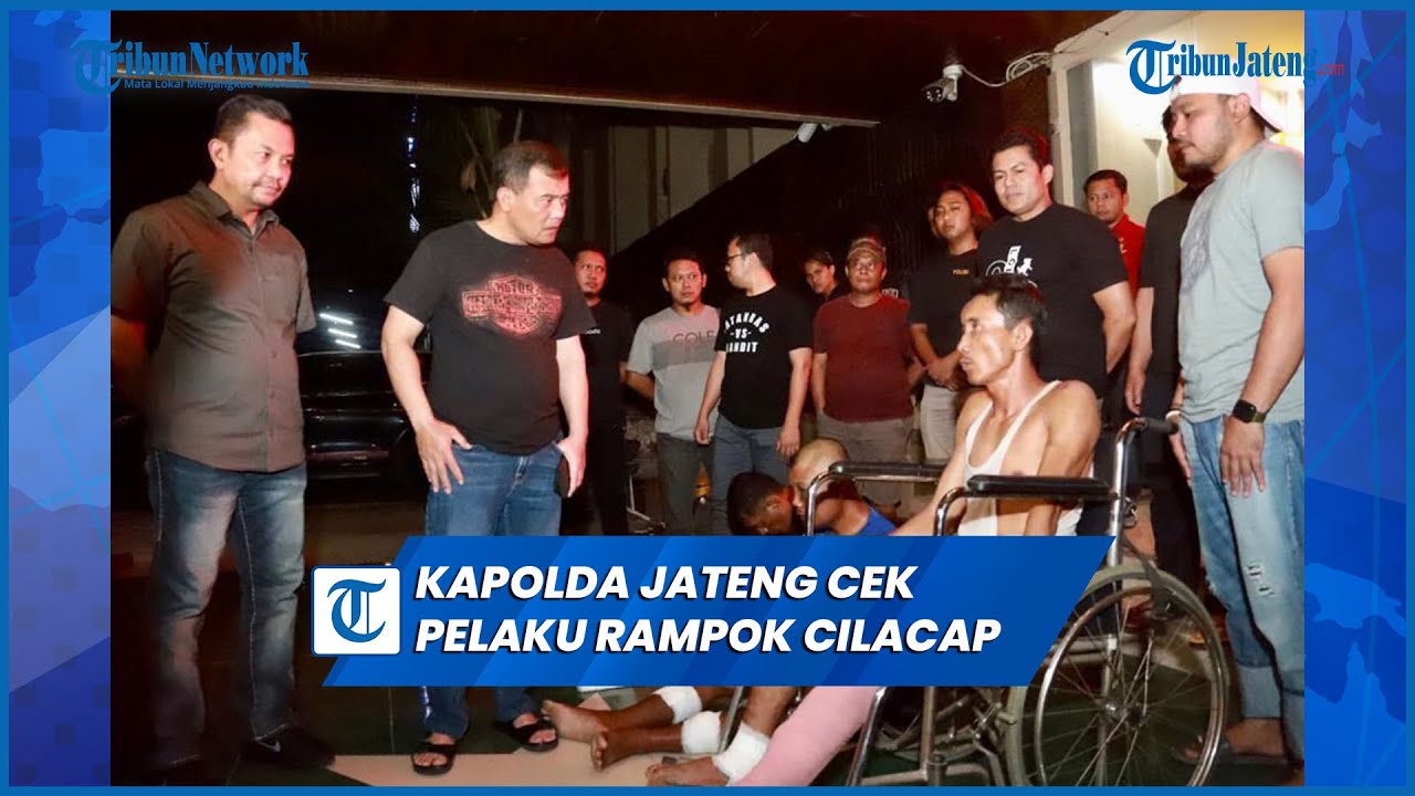 Irjen Ahmad Luthfi Cek Langsung Kondisi Luka Tembak Tiga Rampok Cilacap