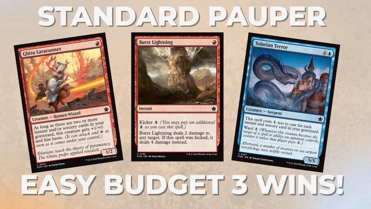 Terror and Lighting - Budget Standard Pauper Deck for Midweek Metagame Challenge