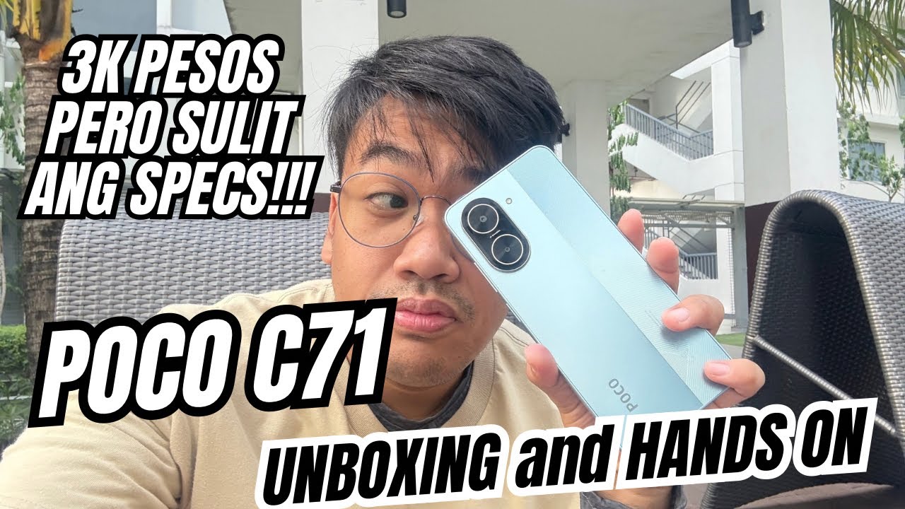 POCO C71 UNBOXING AND HANDS ON: GRABE NAMAN 3K PESOS LANG PERO ANG GANDA NG SPECS!