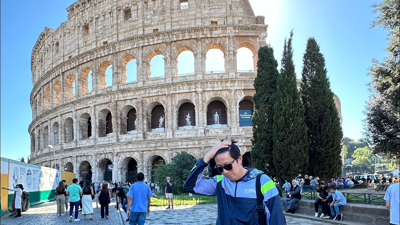 เดินเที่ยวกรุงโรมเพลินๆ #rome #colosseum #italy