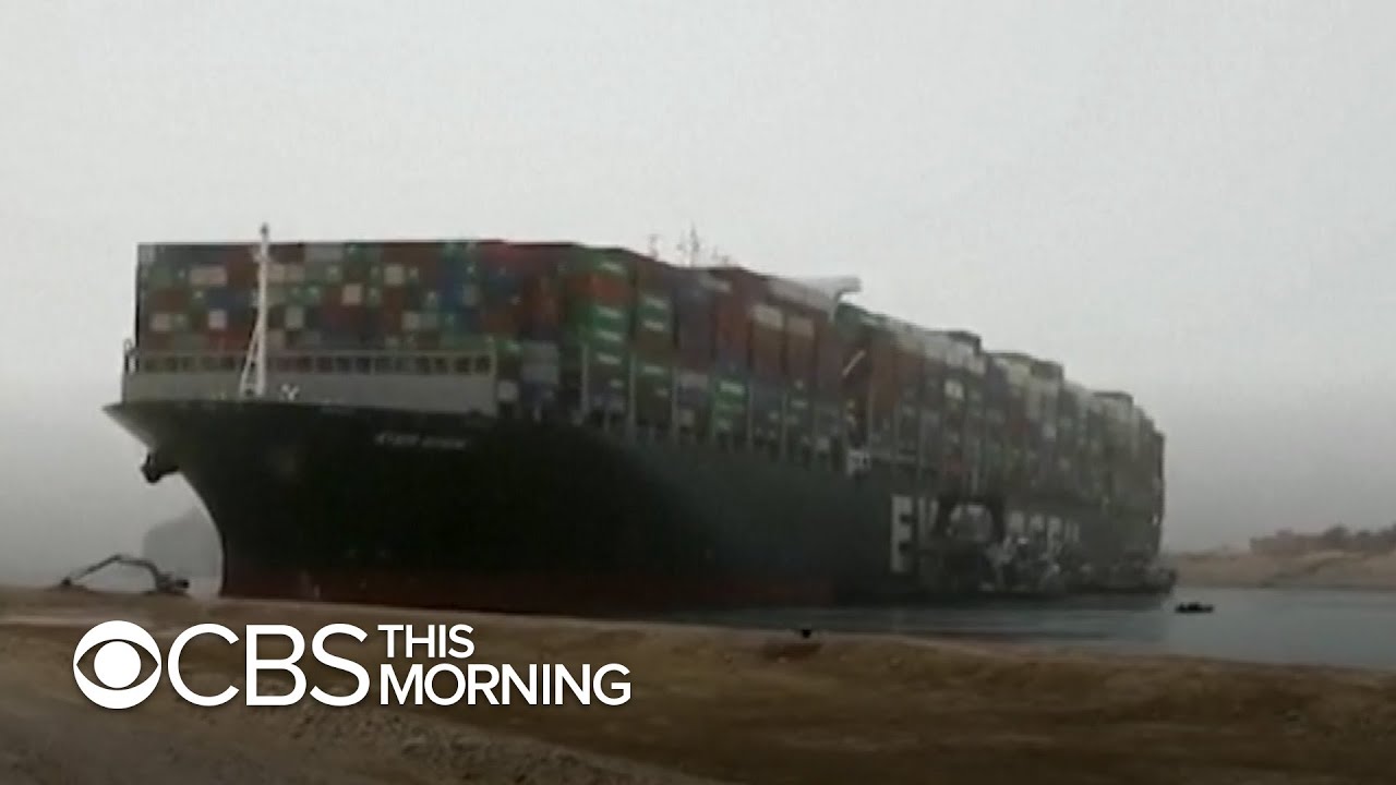 Suez Canal blockage felt across the world as trade comes to a pause