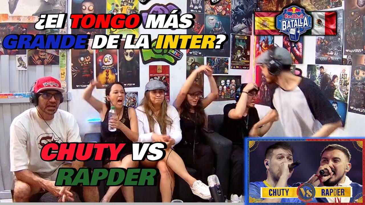 🔴COLOMBIANOS REACCIONAN a CHUTY vs RAPDER - ¿EL TONGO MÁS GRANDE? [RED BULL INTERNACIONAL 2024]