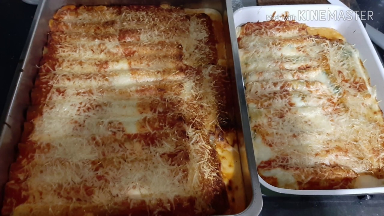 Recette facile et rapide pour soirée entre amis | Cannellonis viande et épinards ricotta [Recettes]